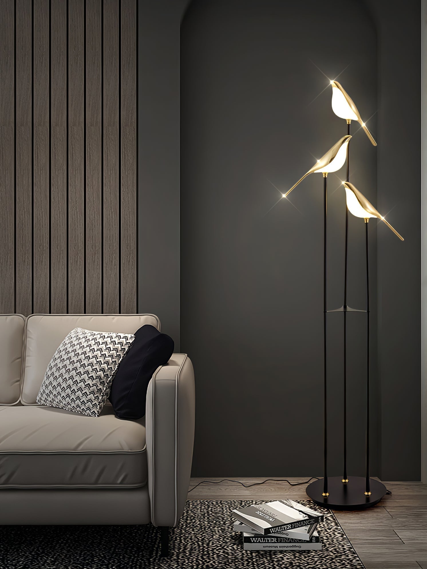 Magpie Perch Floor Light, Floor Lamp, detail 9