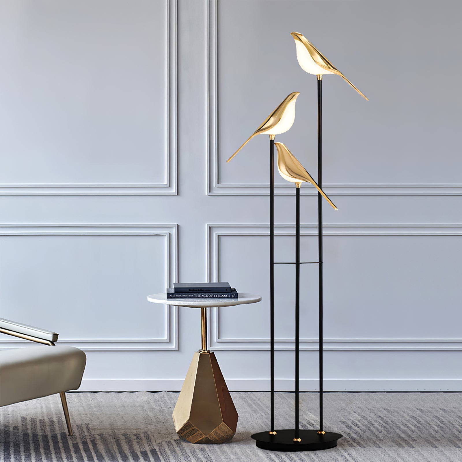 Magpie Perch Floor Light, Floor Lamp, detail 4