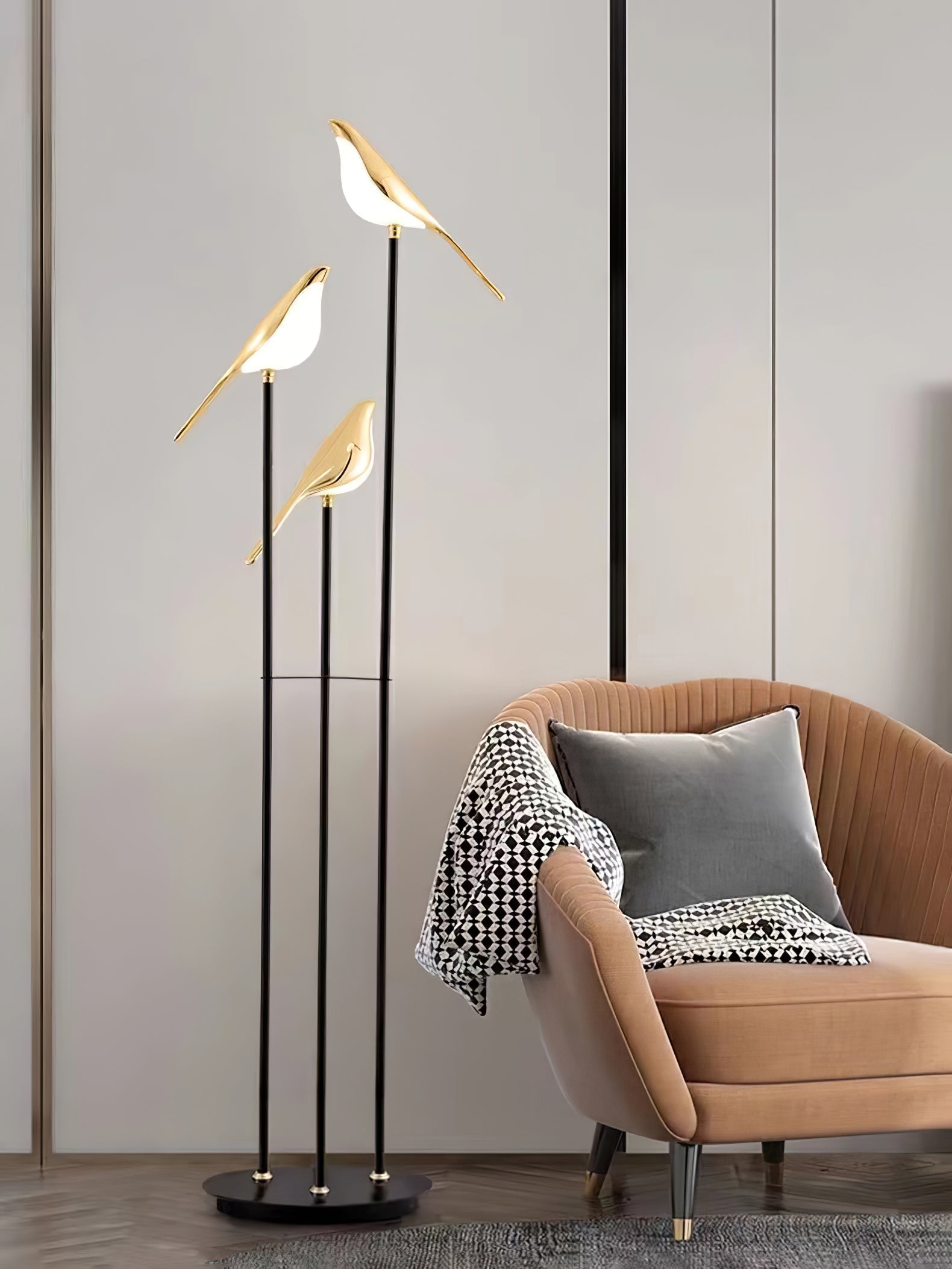Magpie Perch Floor Light, Floor Lamp, detail 7