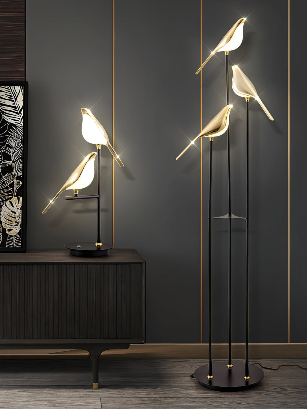 Magpie Perch Floor Light, Floor Lamp, detail 8