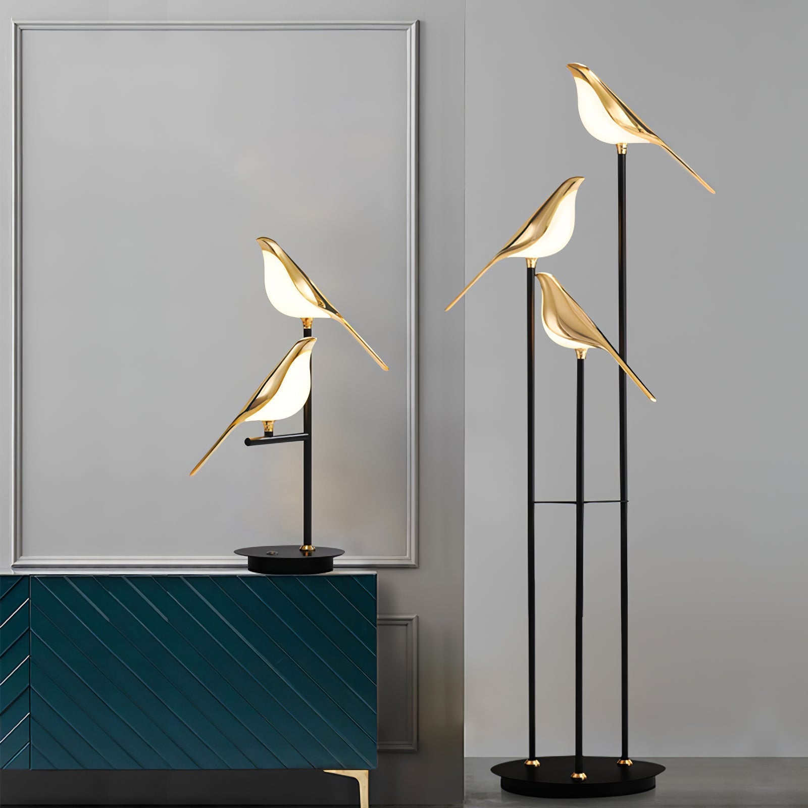 Magpie Perch Floor Light, Floor Lamp, detail 13