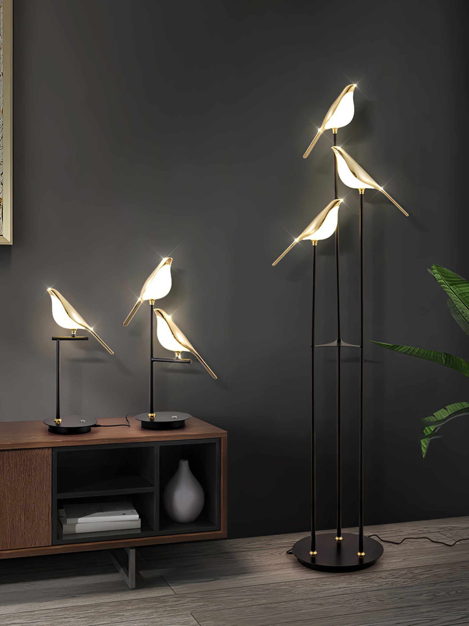 Magpie Perch Floor Light, Floor Lamp, detail 17