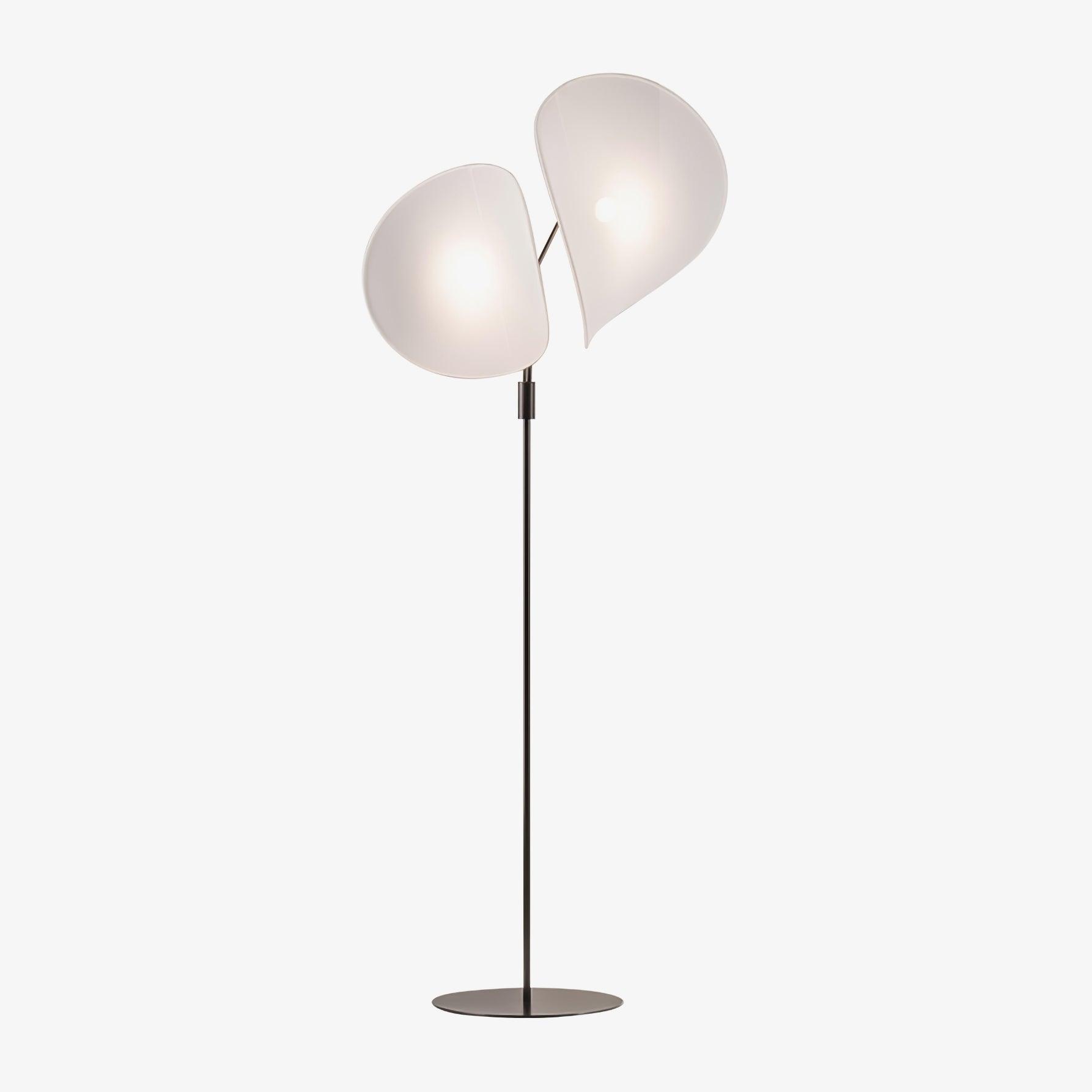 Manta Floor Light, Floor Lamp, Metal, ∅ 15.7″ x H 65″