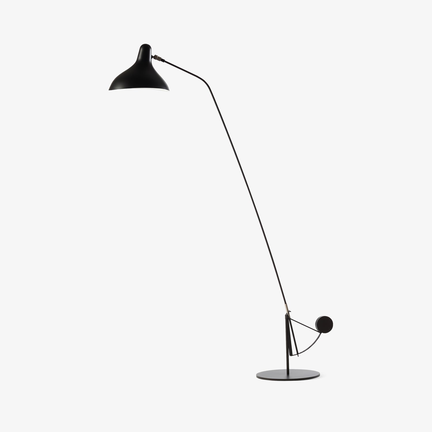 Mantis Arm Floor Light, Floor Lamp, Metal, Dia 29cm x H 160cm