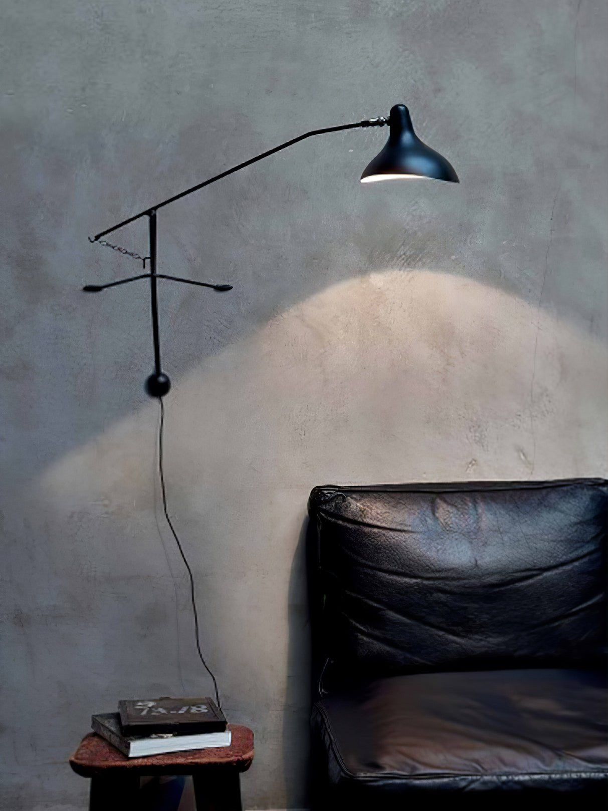 Mantis Arm Wall Light, Plug-In Wall Sconce, detail 13