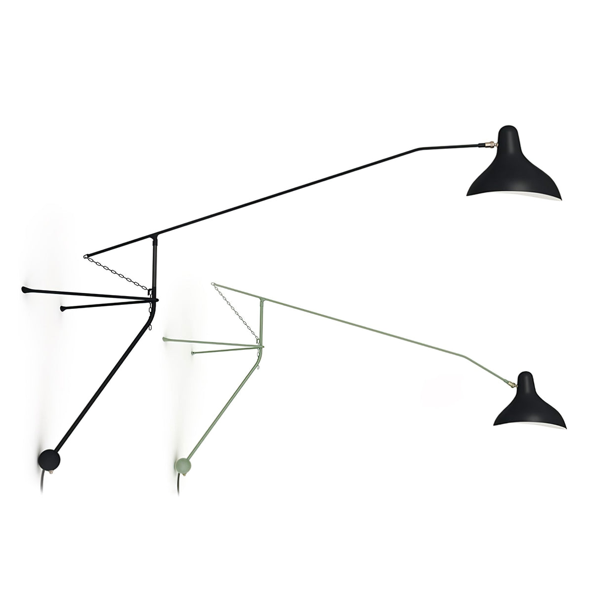 Mantis Arm Wall Light, Plug-In Wall Sconce, detail 28