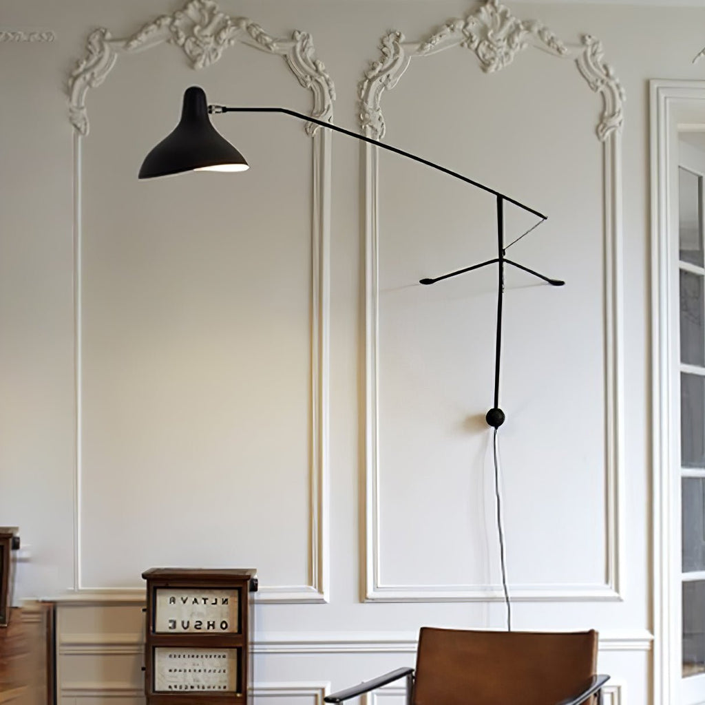 Mantis Arm Wall Light, Plug-In Wall Sconce, detail 20
