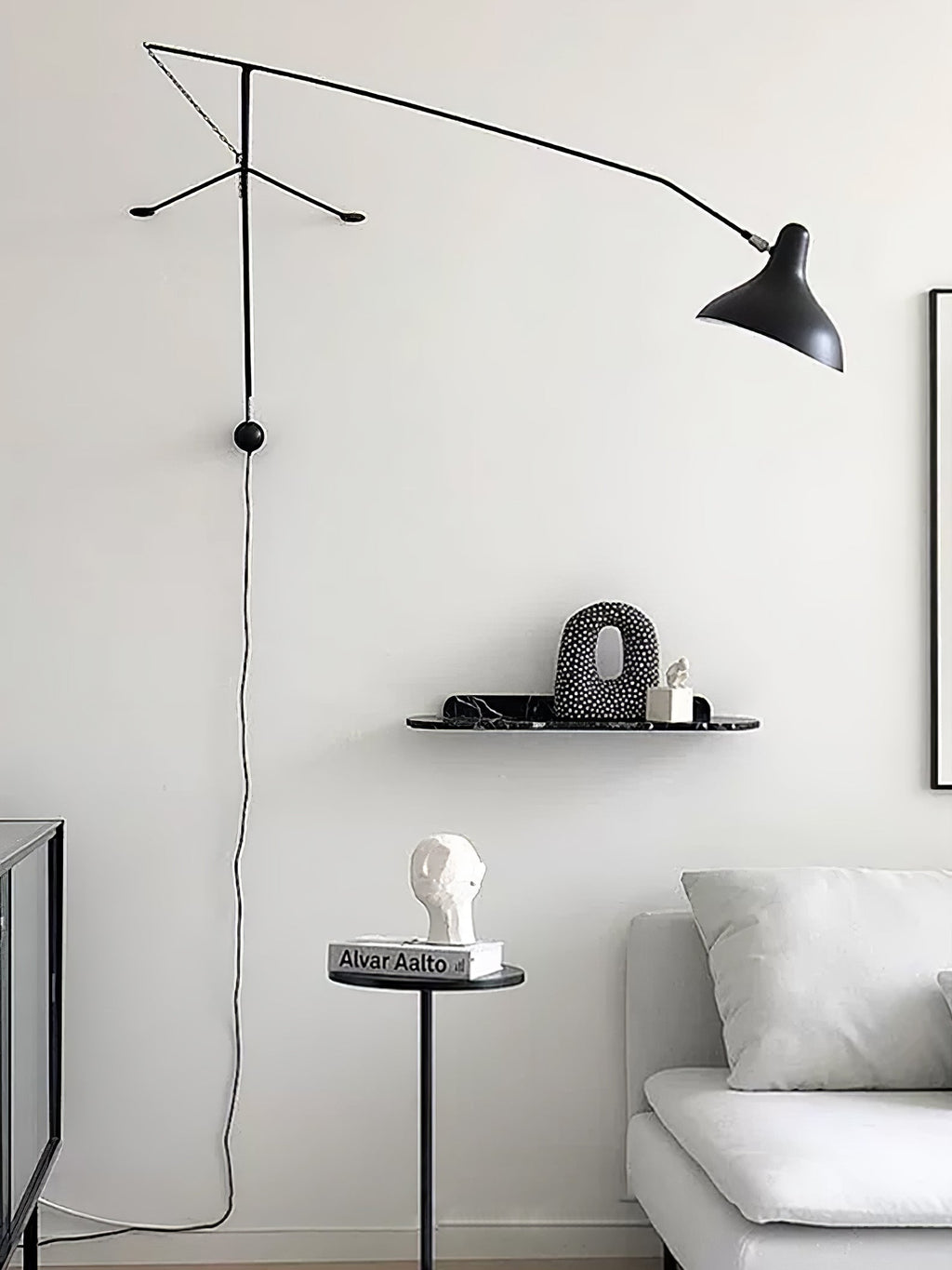 Mantis Arm Wall Light, Plug-In Wall Sconce, detail 21