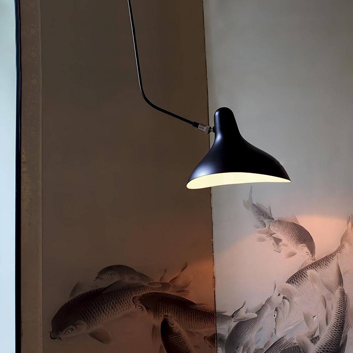 Mantis Arm Wall Light, Plug-In Wall Sconce, detail 34