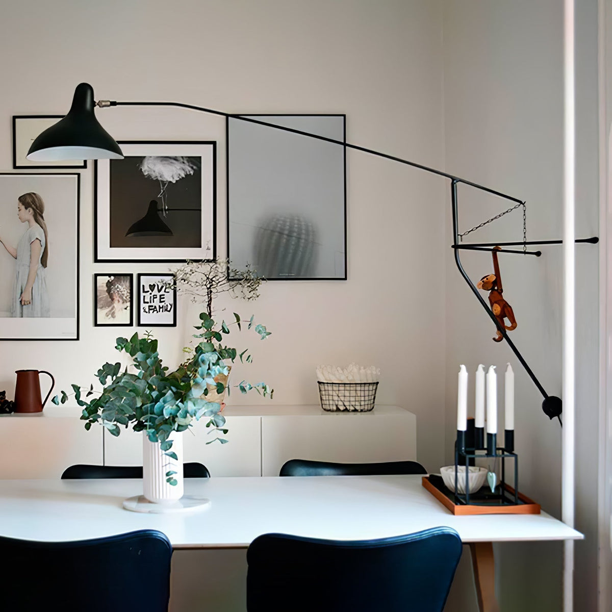 Mantis Arm Wall Light, Plug-In Wall Sconce, detail 36
