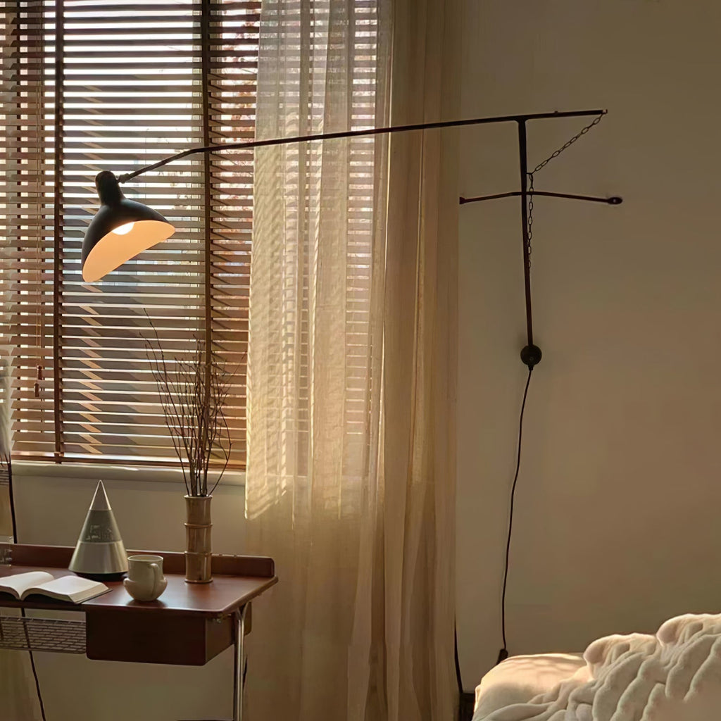 Mantis Arm Wall Light, Plug-In Wall Sconce, detail 42