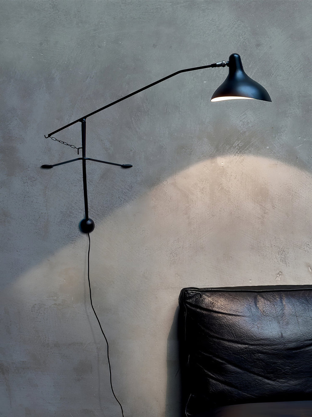 Mantis Arm Wall Light, Plug-In Wall Sconce, detail 45