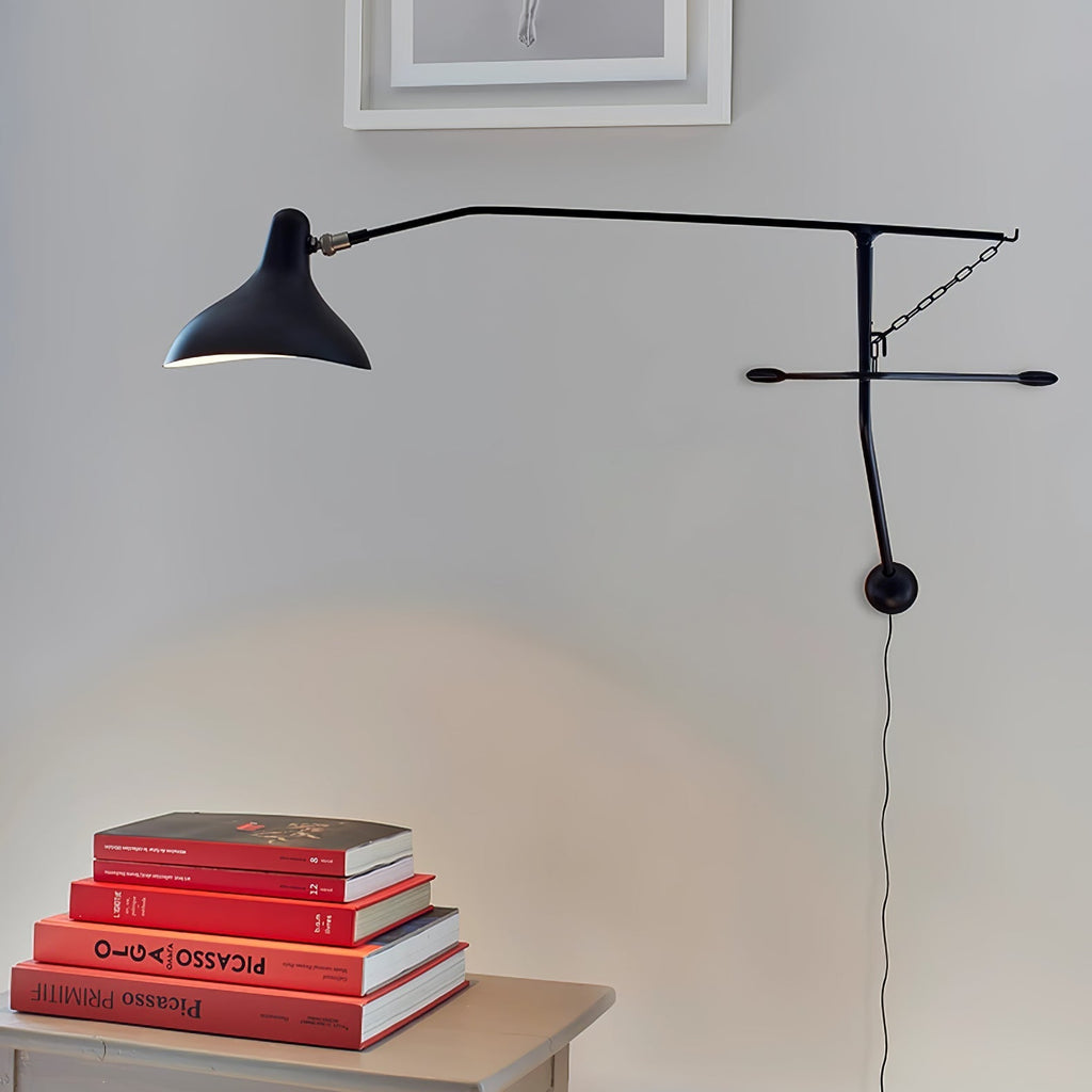 Mantis Arm Wall Light, Plug-In Wall Sconce, detail 47
