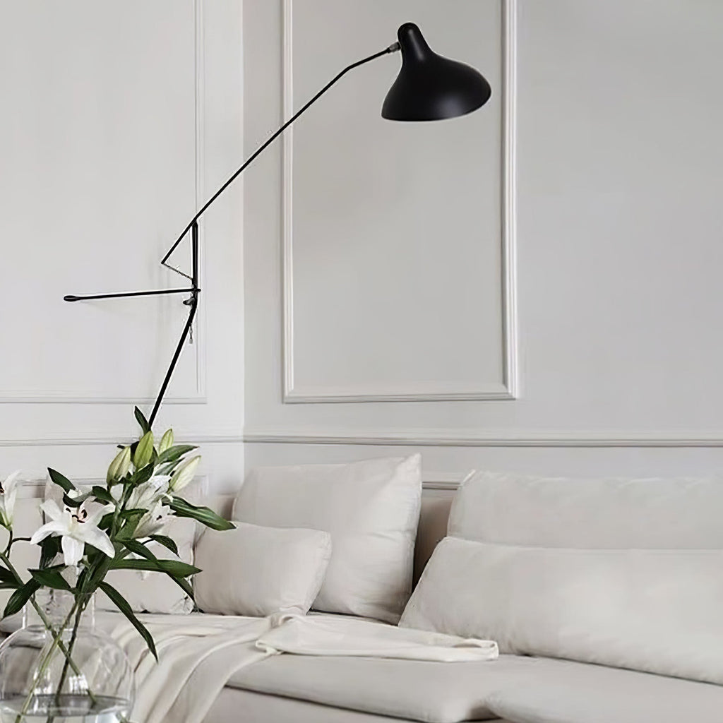 Mantis Arm Wall Light, Plug-In Wall Sconce, detail 48