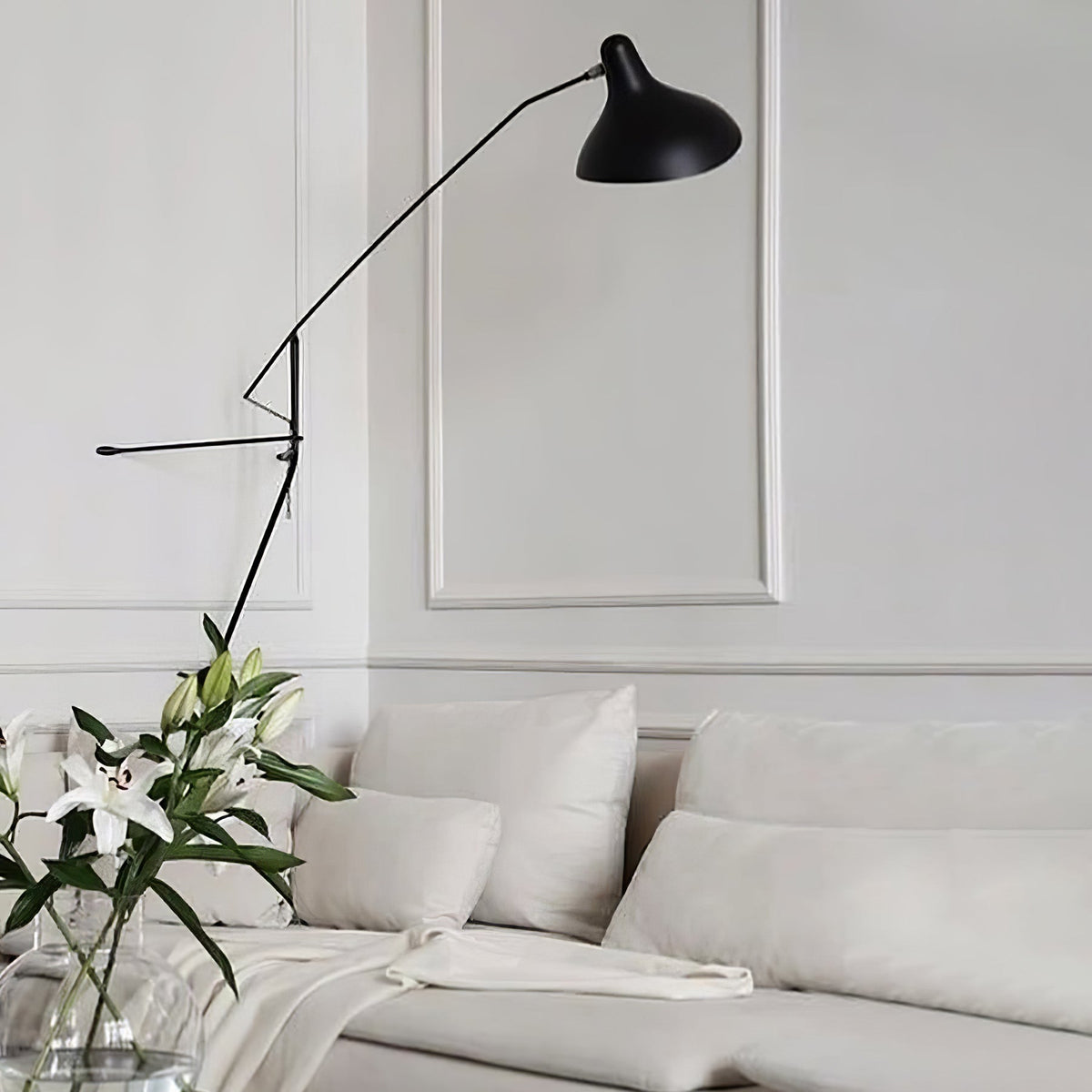 Mantis Arm Wall Light, Plug-In Wall Sconce, detail 48