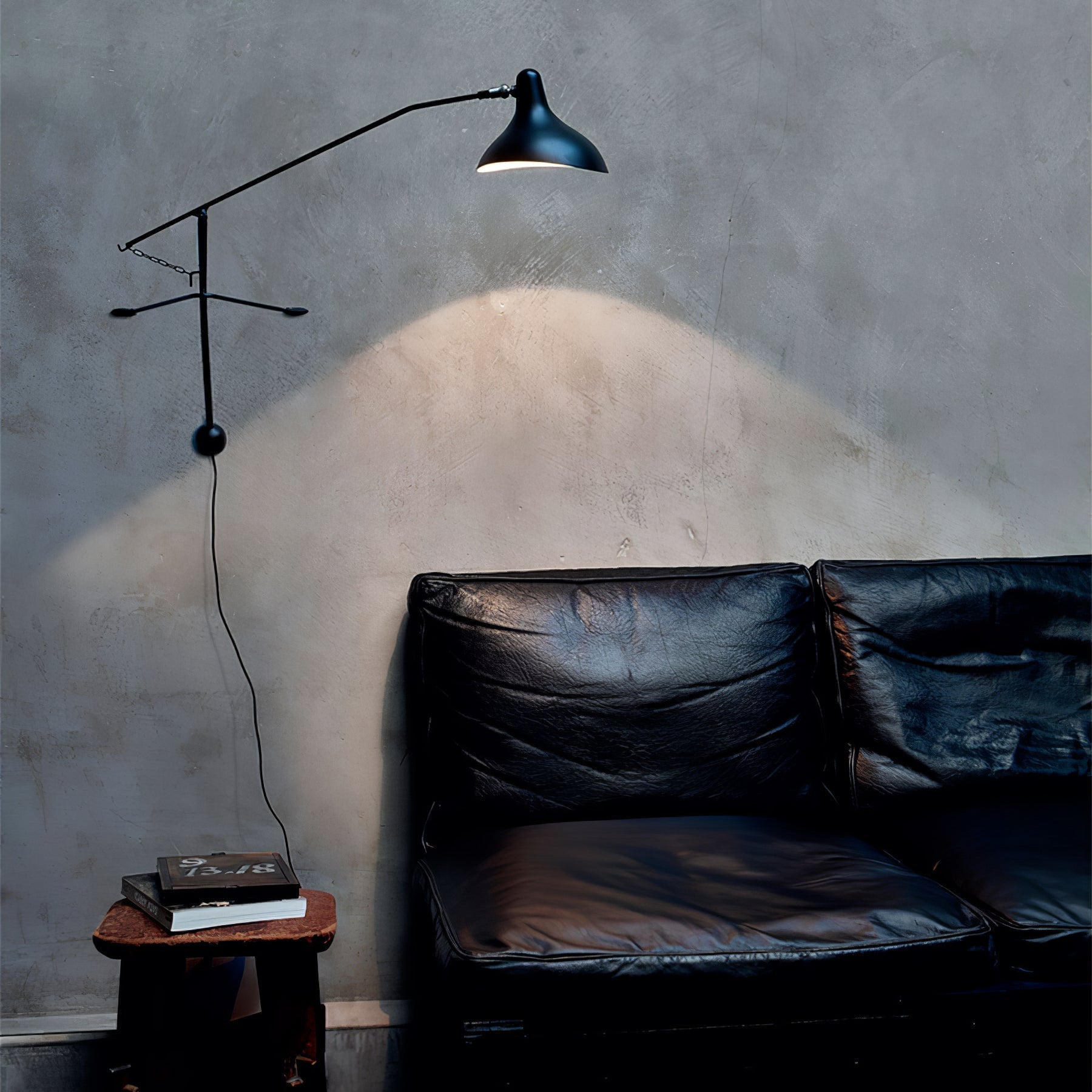 Mantis Arm Wall Light, Plug-In Wall Sconce, detail 5