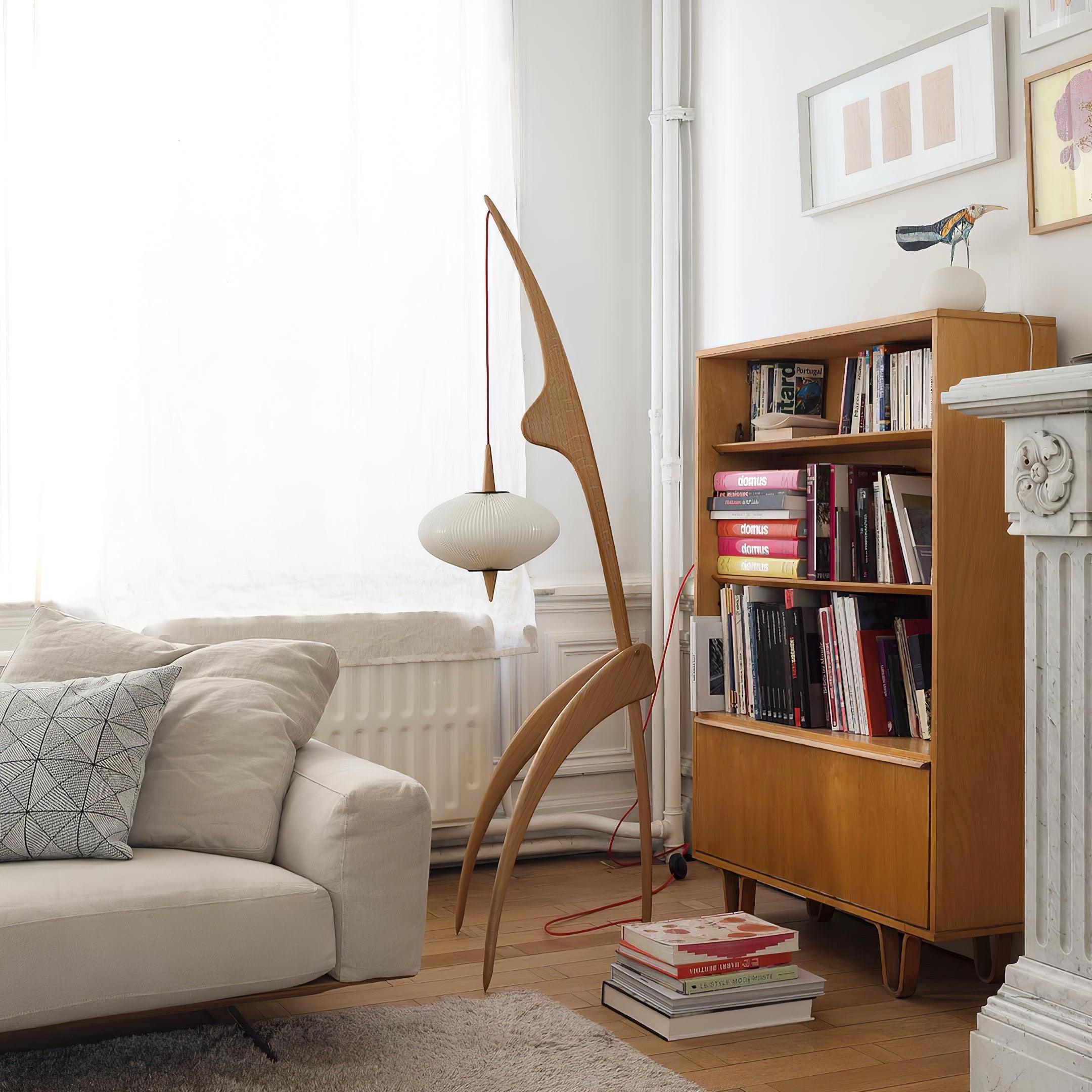Mantis Wood Floor Light, Floor Lamp, detail 6