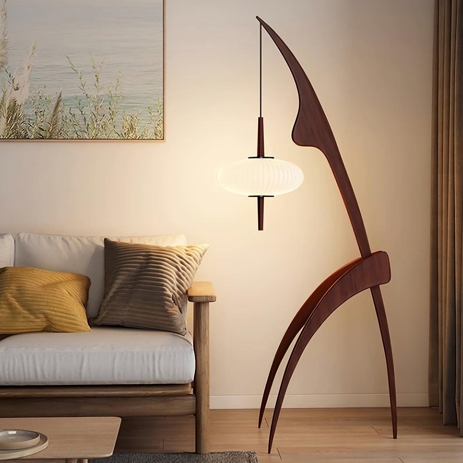 Mantis Wood Floor Light, Floor Lamp, detail 3