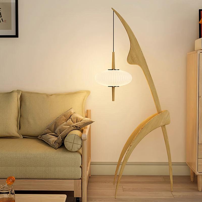 Mantis Wood Floor Light, Floor Lamp, detail 2