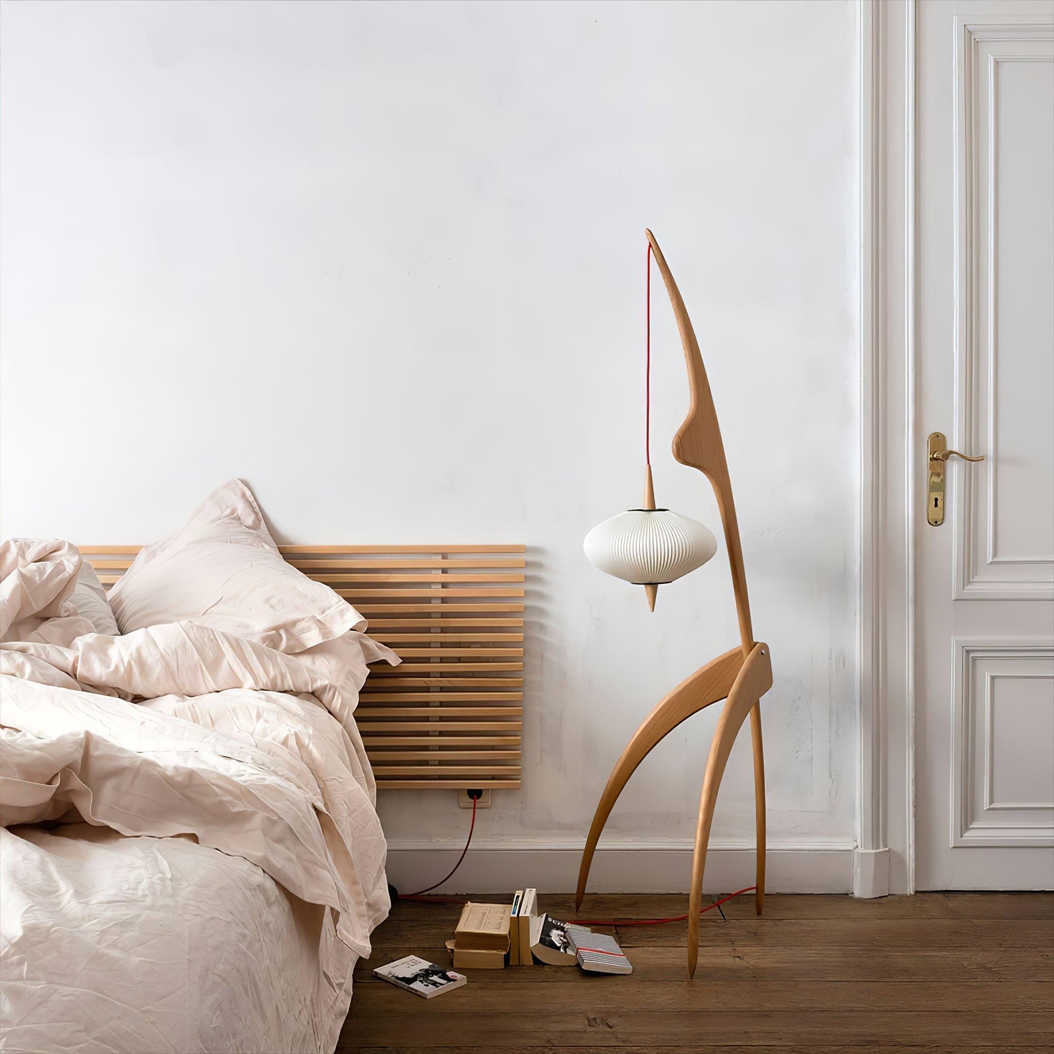 Mantis Wood Floor Light, Floor Lamp, detail 7