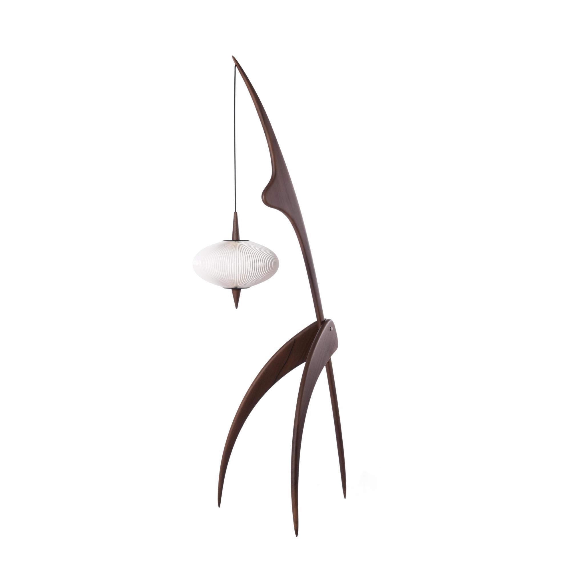 Mantis Wood Floor Light, Floor Lamp, detail 10
