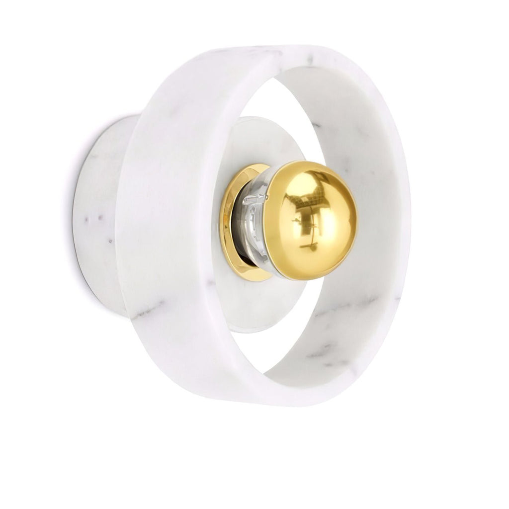 Marble Aura Wall Light, Hardwired Wall Sconce, detail 11