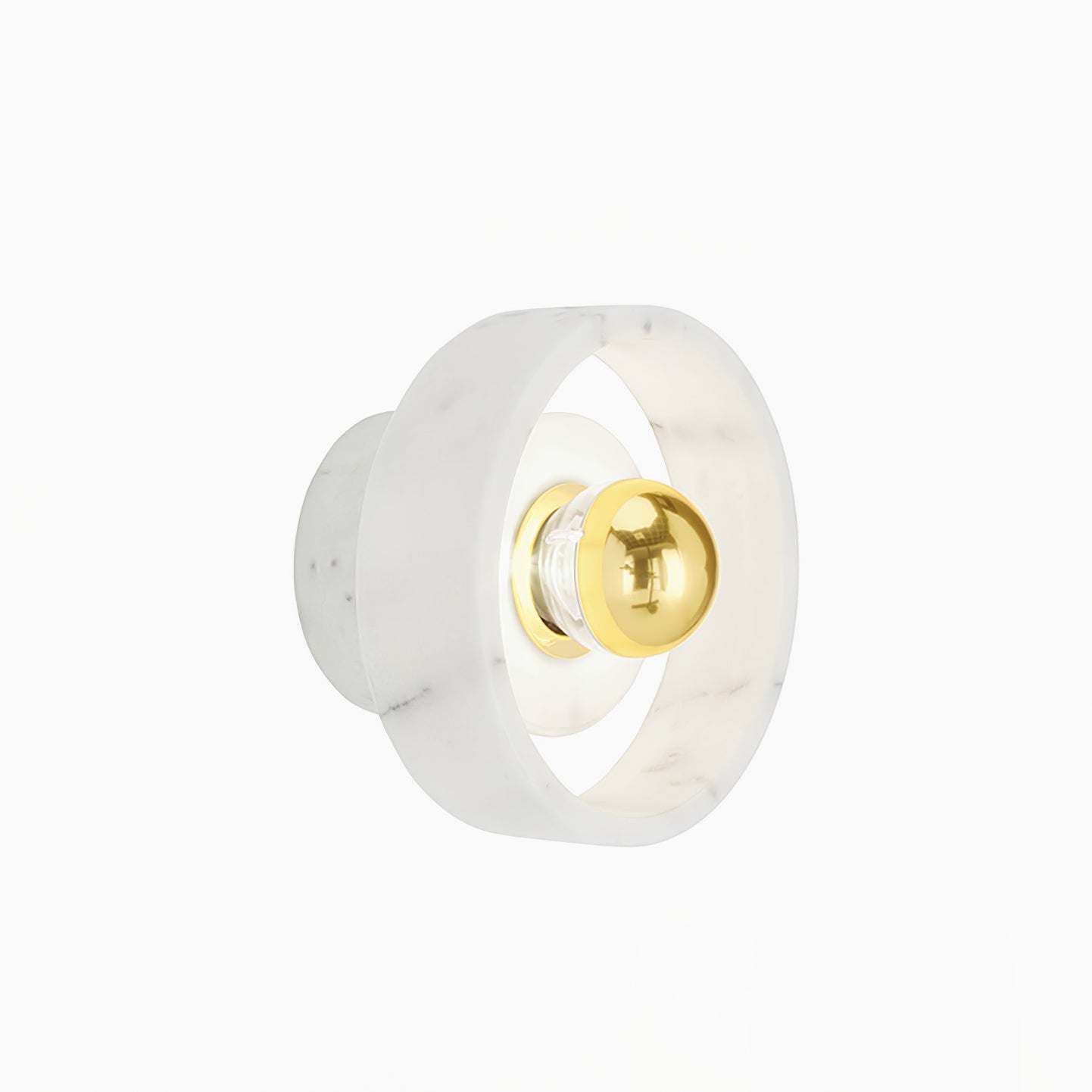 Marble Aura Wall Light, Hardwired Wall Sconce, detail 14
