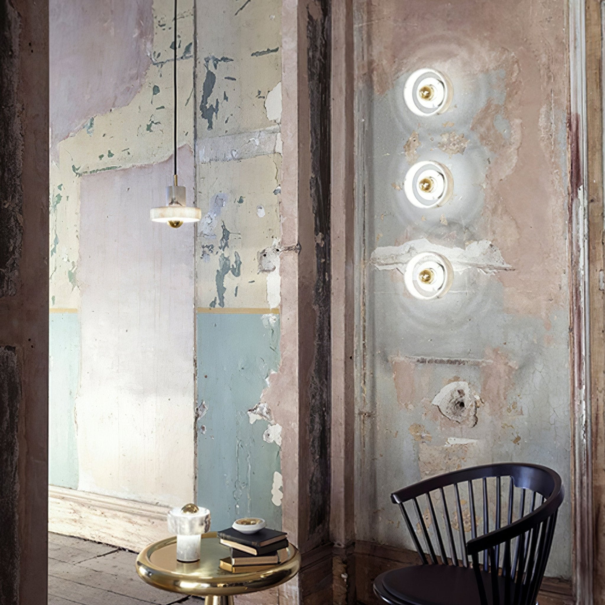 Marble Aura Wall Light, Hardwired Wall Sconce, detail 7