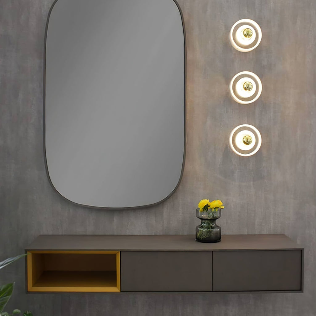 Marble Aura Wall Light, Hardwired Wall Sconce, detail 4