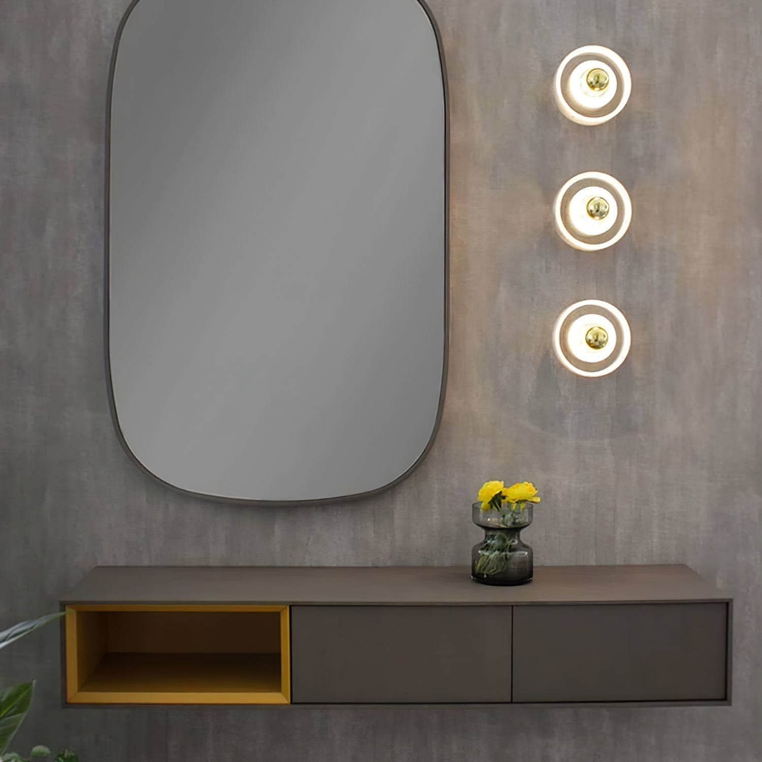 Marble Aura Wall Light, Hardwired Wall Sconce, detail 4