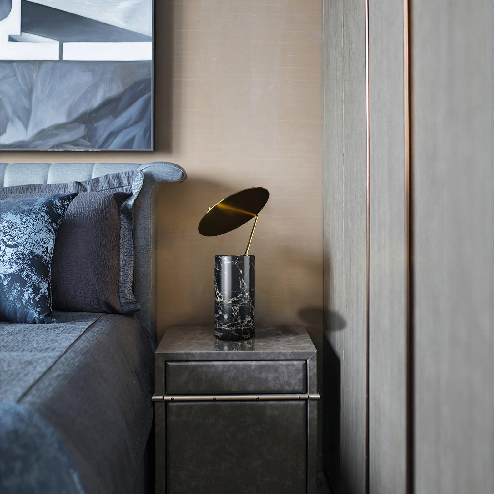 Marble Coffee Table Light, Bedside Table Lamp, detail 9