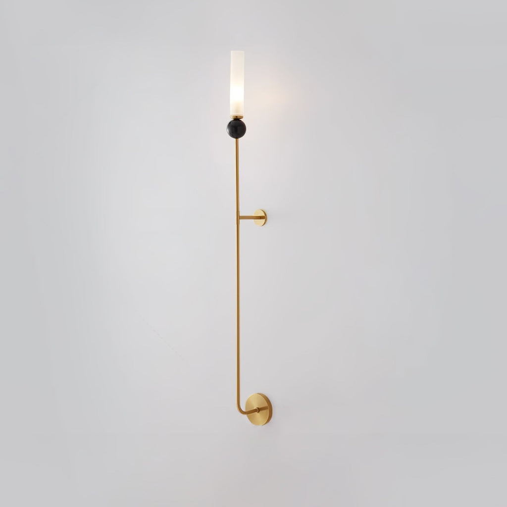 Marble Vertical Wall Light, Hardwired Wall Sconce, detail 17