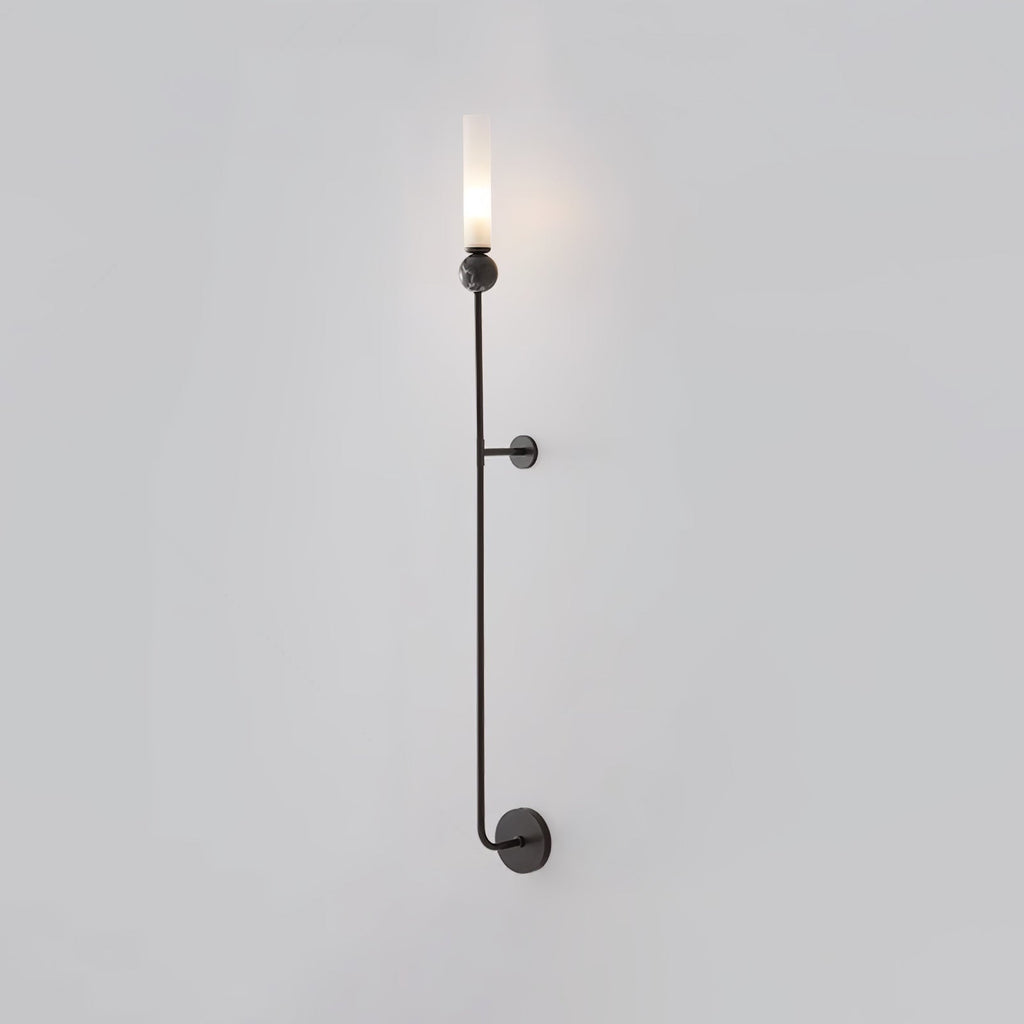 Marble Vertical Wall Light, Hardwired Wall Sconce, detail 18