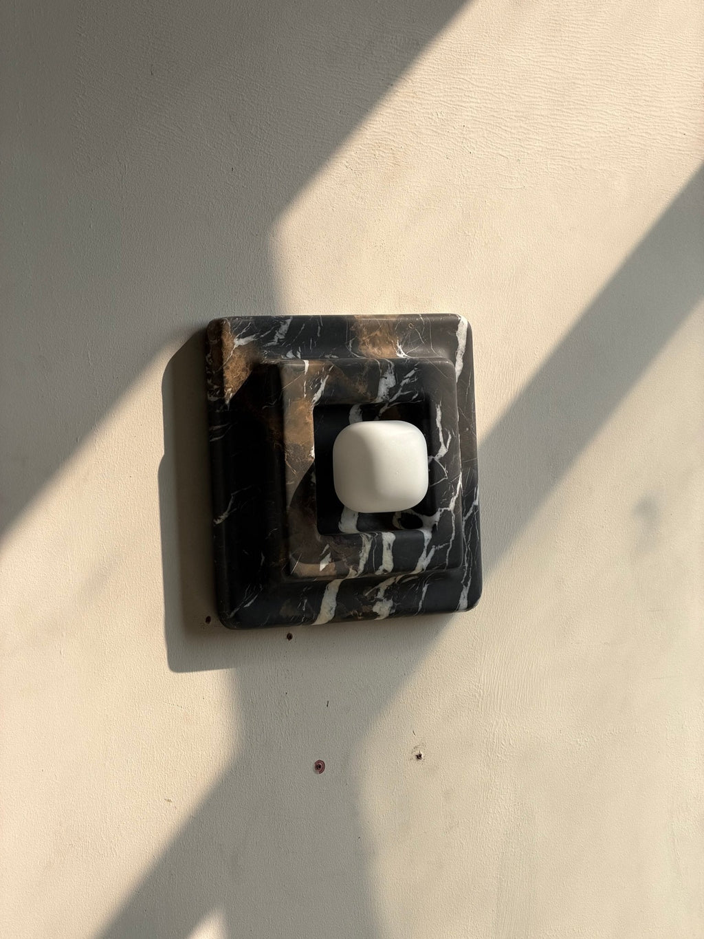 Marblume Square Wall Light, Hardwired Wall Sconce, detail 13