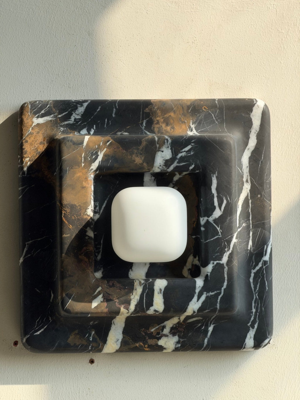 Marblume Square Wall Light, Hardwired Wall Sconce, detail 14