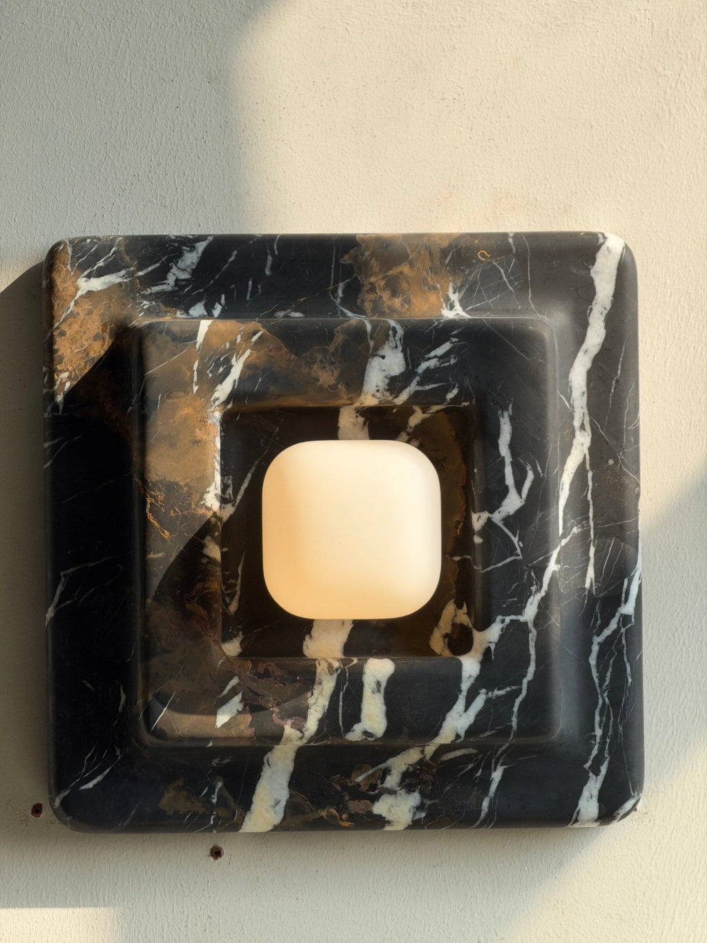 Marblume Square Wall Light, Hardwired Wall Sconce, detail 15
