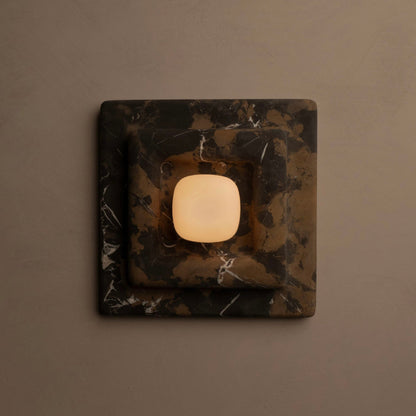 Marblume Square Wall Light, Hardwired Wall Sconce, detail 20