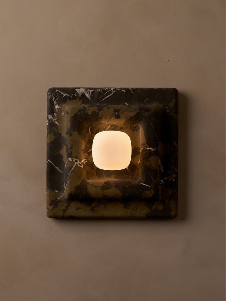 Marblume Square Wall Light, Hardwired Wall Sconce, detail 9