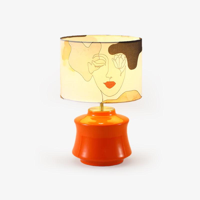 Marilyn Table Light, Bedside Table Lamp, Metal, ∅ 11″ x H 15.7″