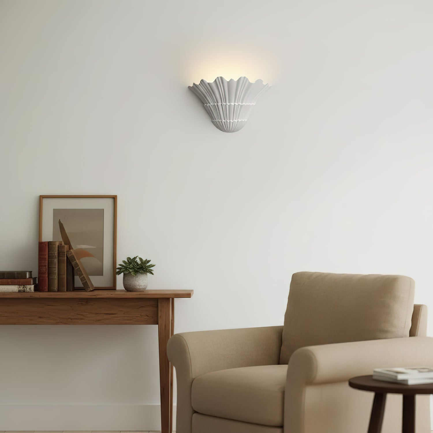 Marina Shell Wall Light, Hardwired Wall Sconce, detail 10
