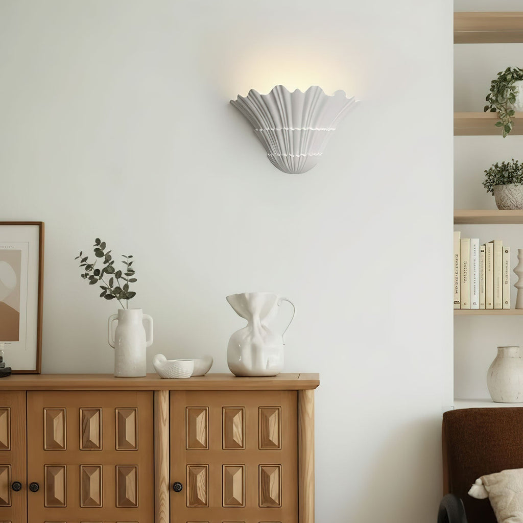 Marina Shell Wall Light, Hardwired Wall Sconce, detail 3