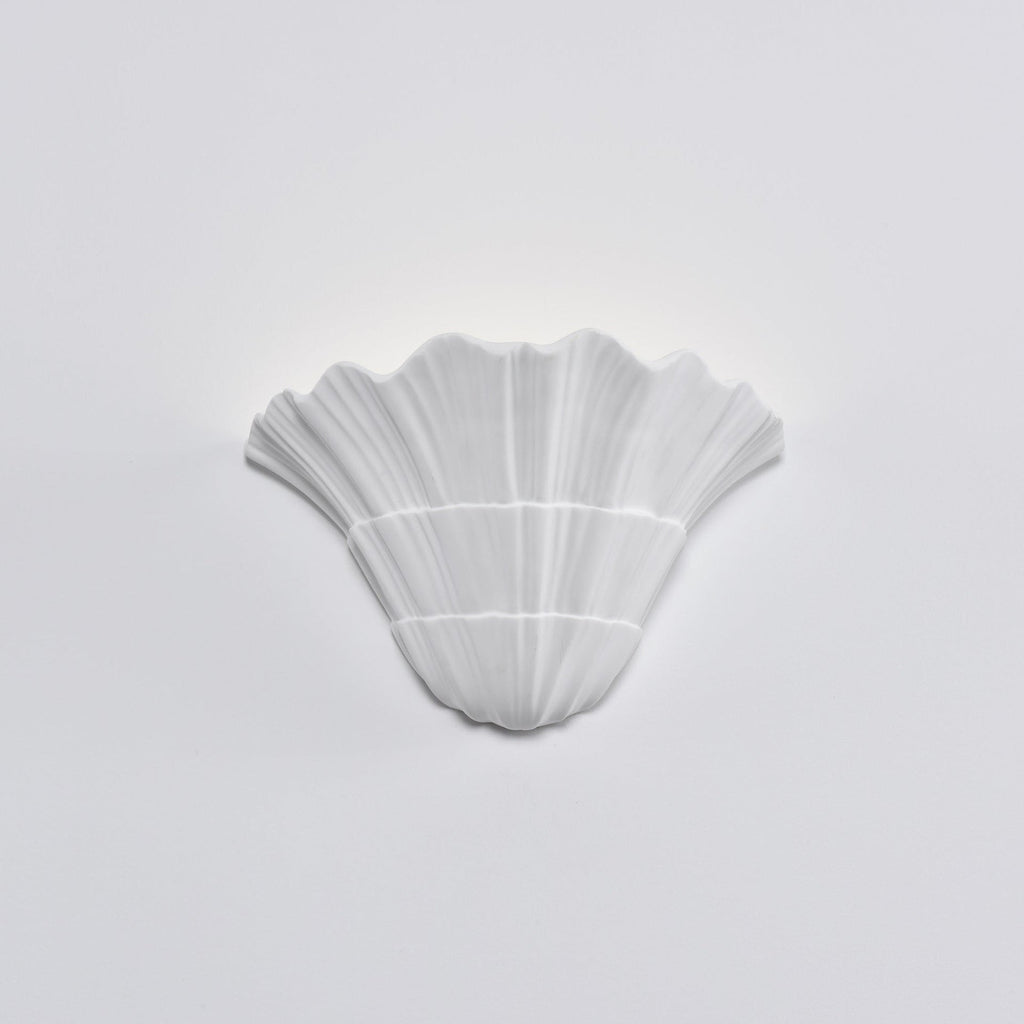 Marina Shell Wall Light, Hardwired Wall Sconce, Metal, L 30cm x H 18cm x W 15cm
