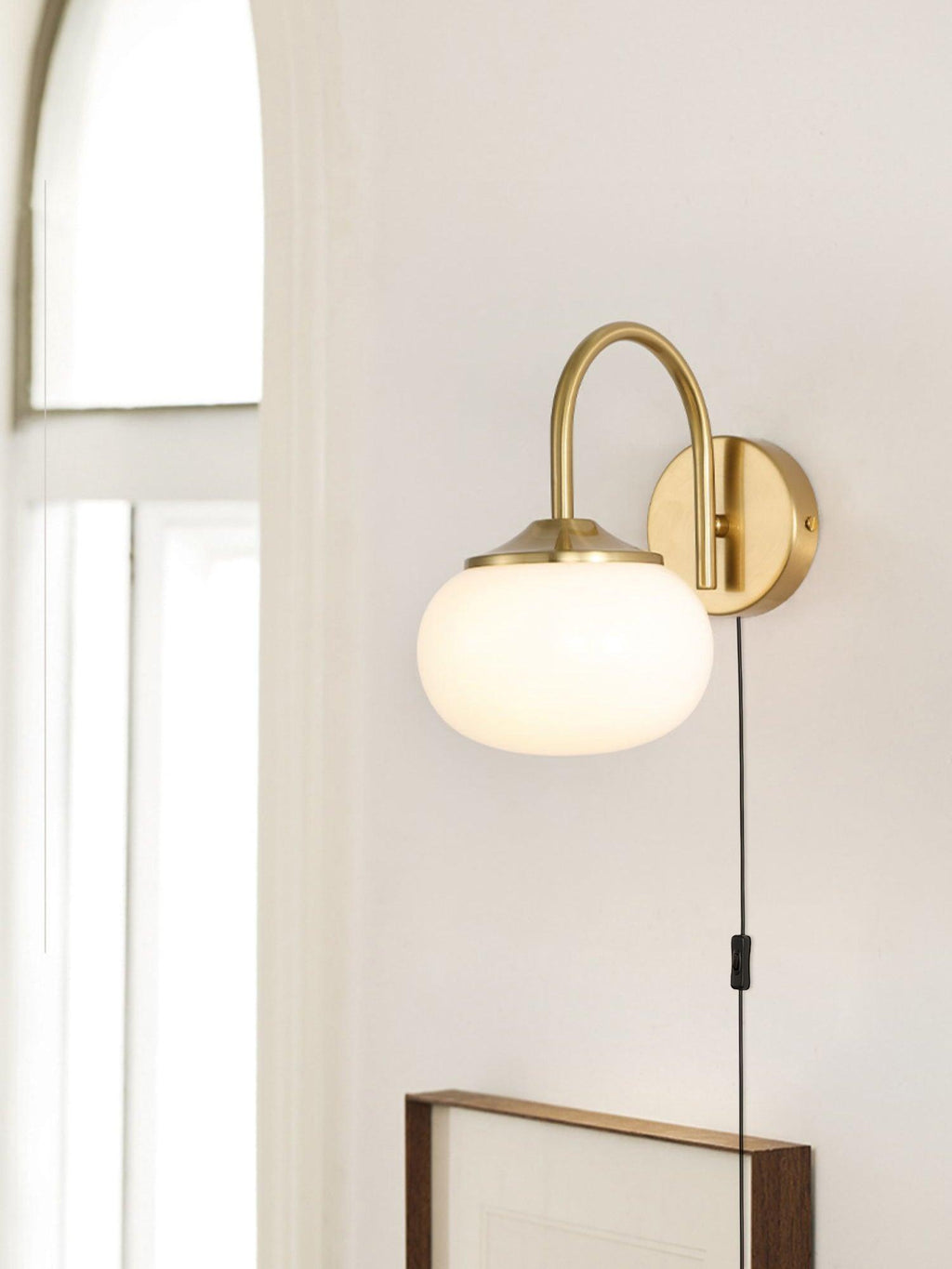 Marshmallow Wall Light Plug Version, Plug-In Wall Sconce, detail 4