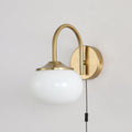 Marshmallow Wall Light Plug Version, Plug-In Wall Sconce, Copper, Dia 14cm x H 21cm