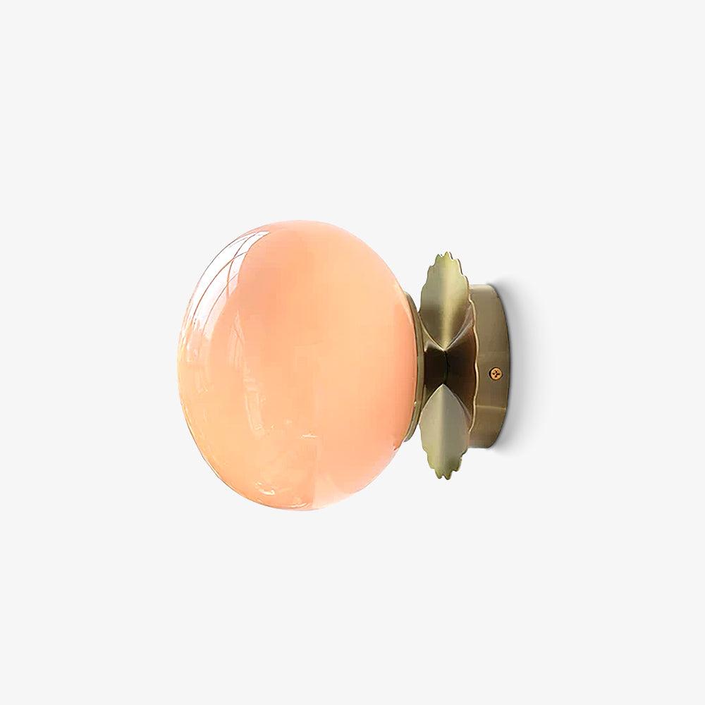 Glass Marshmallow Sconces, Hardwired Wall Sconce, detail 2