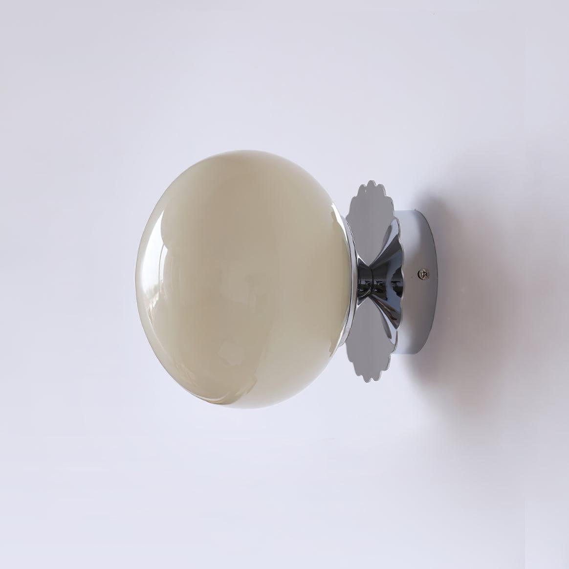 Glass Marshmallow Sconces, Hardwired Wall Sconce, detail 8