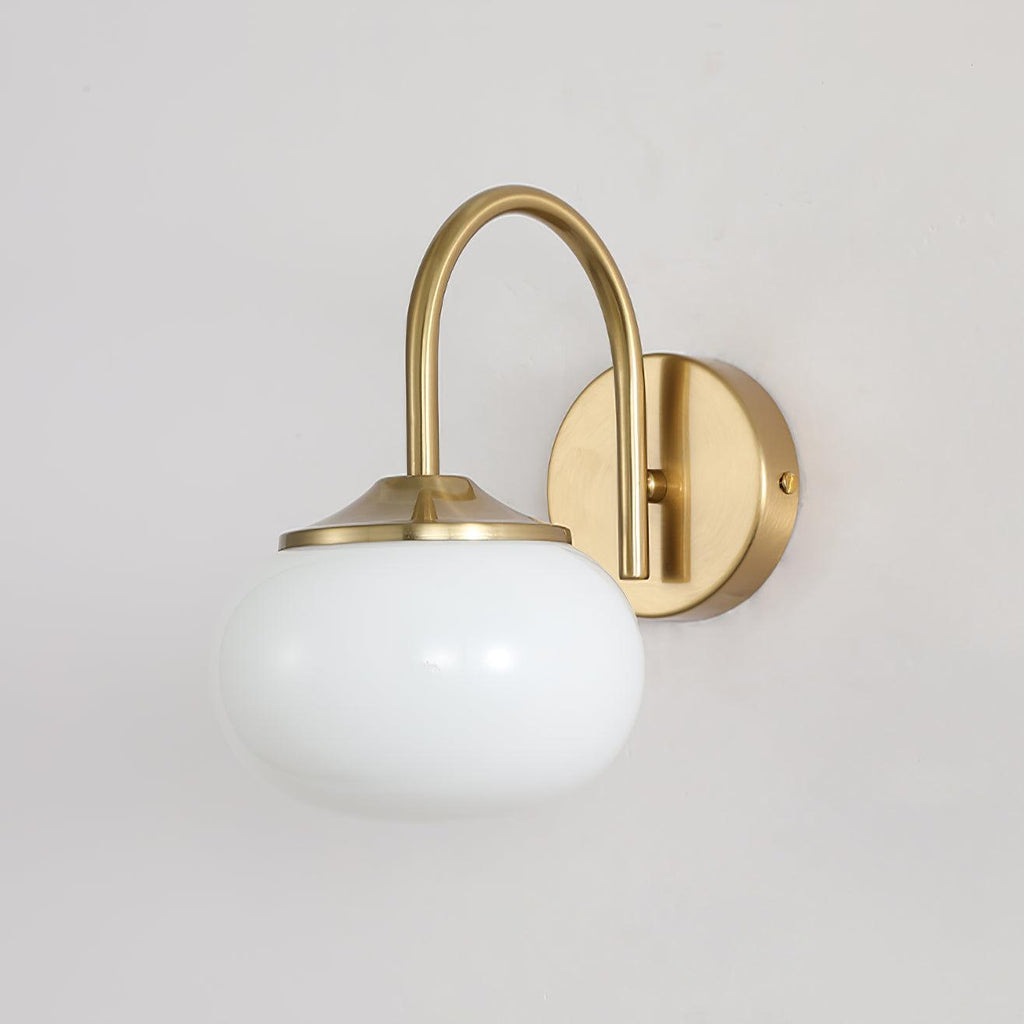 Marshmallow Wall Light, Hardwired Wall Sconce, Metal, Dia 14cm x H 21cm