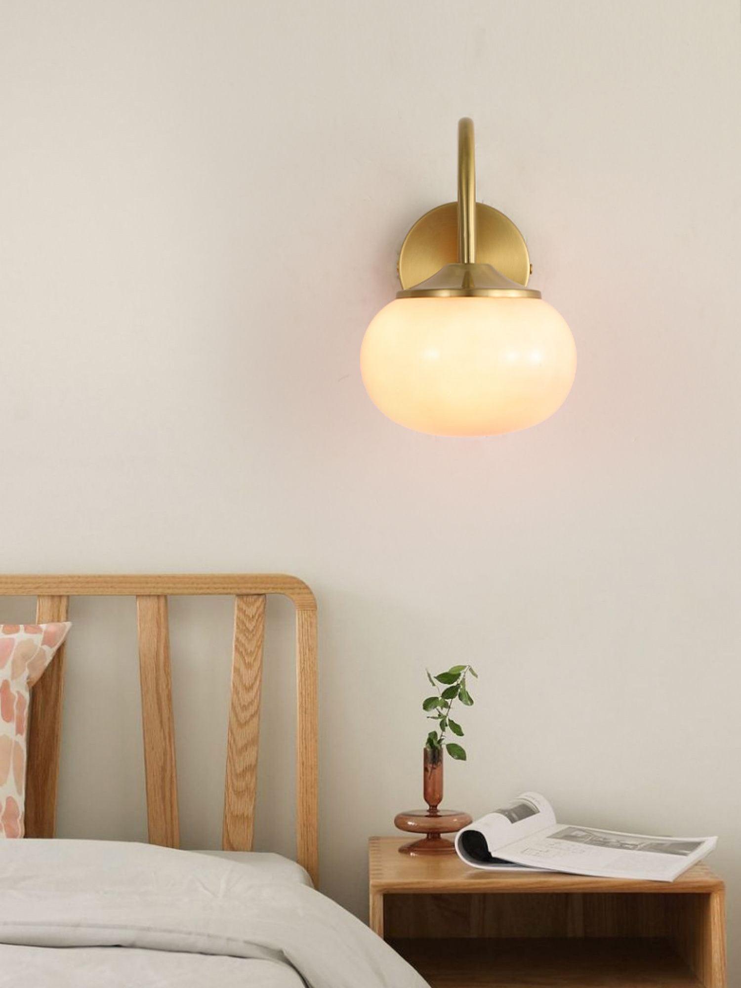 Marshmallow Wall Light, Hardwired Wall Sconce, detail 6