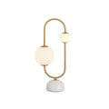 Martha Table Light, Bedside Table Lamp, Metal, ∅ 11″ x H 22.8″