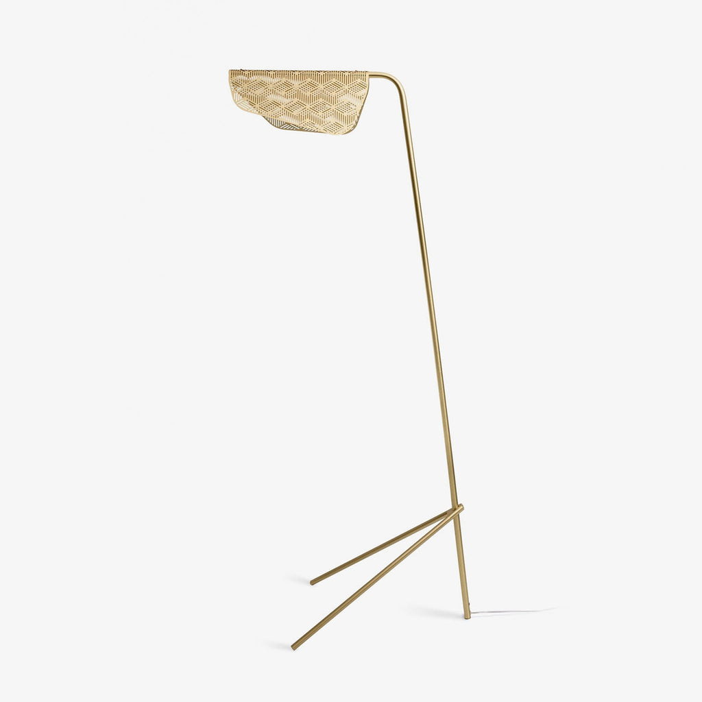 Mediterranea Floor Light, Floor Lamp, Mtal, ∅ 19.3″ x H 47.6″